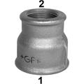 GF Fittings Reduktion N° 240 verzinkt 2"-1½" IG