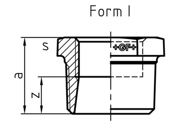 GF Fittings Reduktion N° 241 verzinkt 3"-2" AG-IG | Bild 2