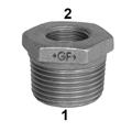 GF Fittings Reduktion N° 241 verzinkt 4"-2" AG-IG
