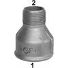 GF Fittings Reduktion N° 246 verzinkt 3"-2" IG-AG