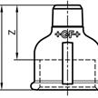 GF Fittings Reduktion N° 246 verzinkt 3"-2" IG-AG | Bild 2