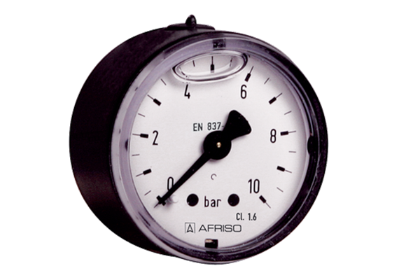 Glyzerinmanometer ø 50 mm axial 1/4" AG, 0-25 bar