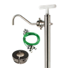 INOX Liftpumpe Set mit PTFE Dichtungen und Auslaufbogen für 200 l-Fass