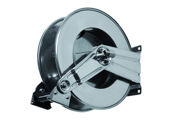 Inox Schlauchaufroller HR1100 400 HAI für 1/4"-3/8"-1/2" Schlauch bis 400 bar