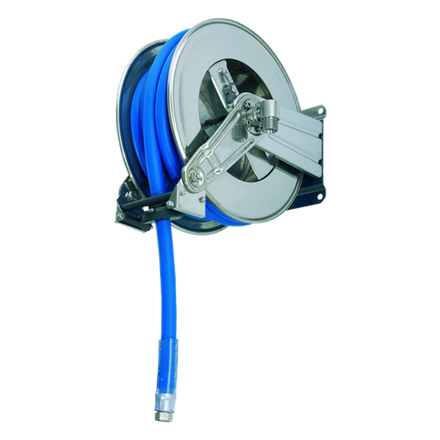 Inox Schlauchaufroller HR1200 HAI mit 10 m EPDM DN19 Schlauch