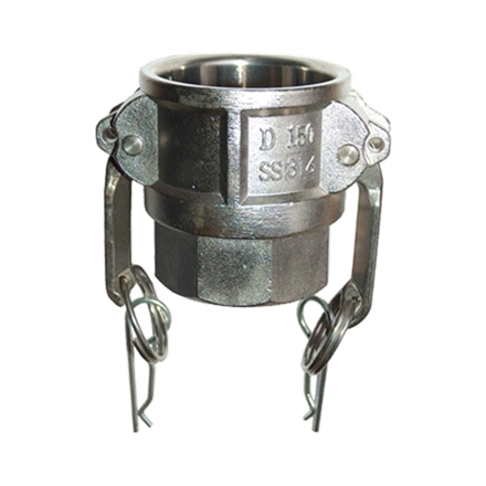 Kamlok-Mutterteil Inox mit Innegewinde 633-D - 1"