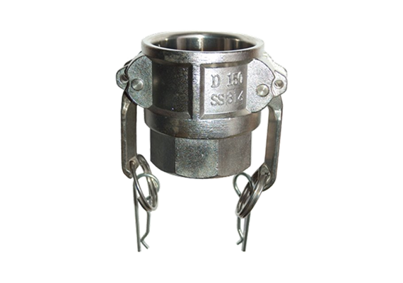 Kamlok-Mutterteil Inox mit Innegewinde 633-D - 1½"