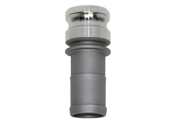 Kamlok-Vaterteil 633-E mit Schlauchtülle - 3" aus Aluminium