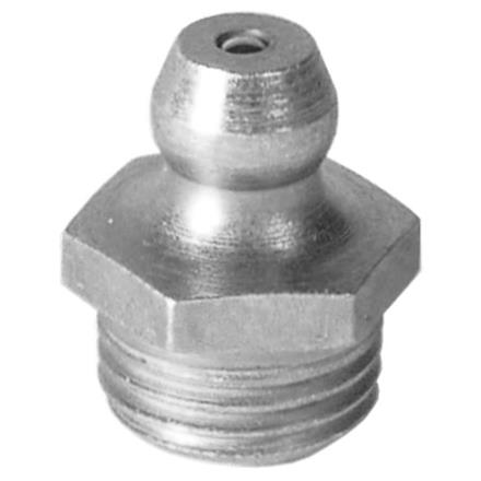 Kegel-Schmiernippel H1 1/4" aus Stahl verzinkt - SW14 - VPE 100 Stk.