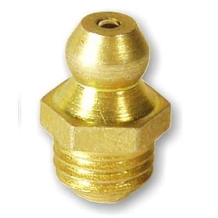 Kegel-Schmiernippel H1 3/8" aus Stahl verzinkt - SW17