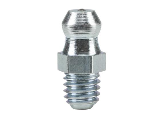 Kegel-Schmiernippel H1 SFG 6x1 (Selbstformgewinde) aus Stahl verzinkt, SW7 - VPE 5000 Stk.