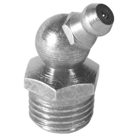 Kegel-Schmiernippel H2 1/4" aus Stahl verzinkt - SW14 - 50 Stk.