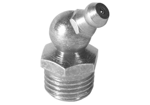 Kegel-Schmiernippel H2 1/4" aus Stahl verzinkt - SW14 - 50 Stk.