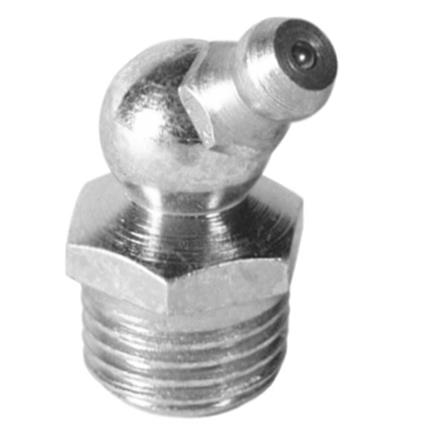 Kegel-Schmiernippel H2 1/4" aus Stahl verzinkt - SW14 - VPE 300 Stk.