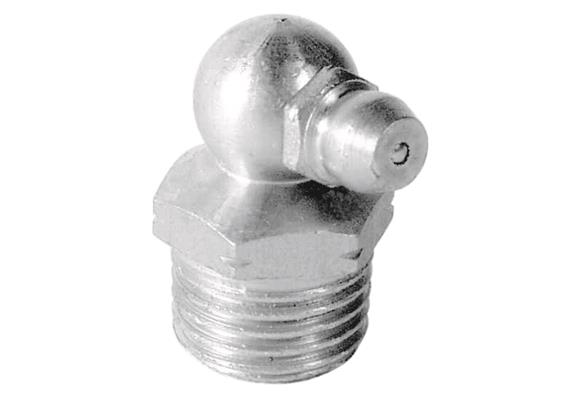 Kegel-Schmiernippel H3 1/4" aus Inox 1.4305 (V2A), SW14 - VPE 5 Stk.