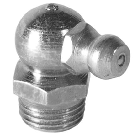 Kegel-Schmiernippel H3 1/4" aus Stahl verzinkt - SW14 - VPE 50 Stk.