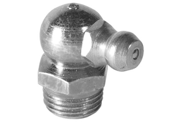 Kegel-Schmiernippel H3 1/4" aus Stahl verzinkt - SW14 - VPE 50 Stk.