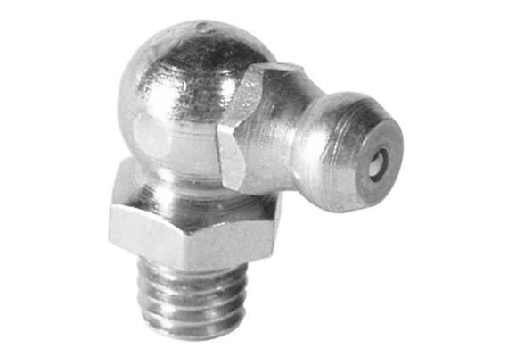 Kegel-Schmiernippel H3 M6 aus Stahl verzinkt - SW9 - VPE 100 Stk.