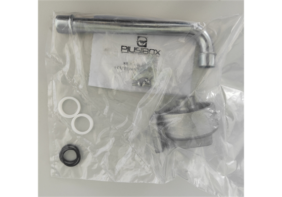 Kit geflanschtes Rohr mit Filterkopf für PIUSIBOX