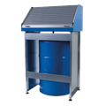 Kleinteilereiniger Clean Boy 203 stationär mit Rolladen, für 200 l Fässer