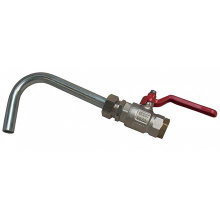 Kugelhahn - Auslauf Getriebeöl 3/4" IG