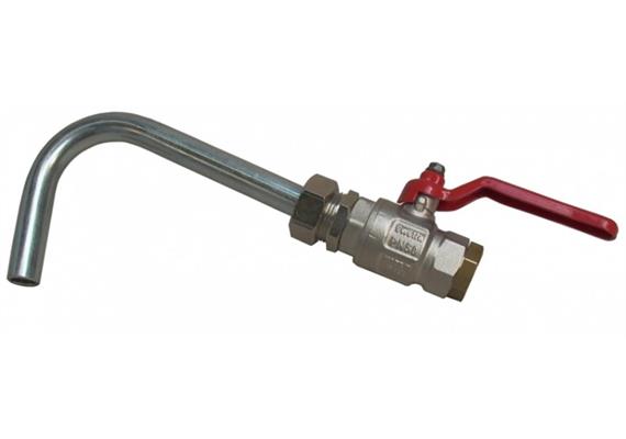 Kugelhahn - Auslauf Getriebeöl 3/4" IG