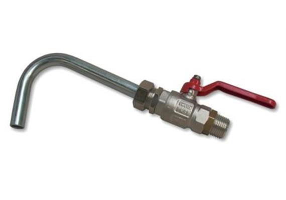 Kugelhahn - Auslaufgarnitur 1/2" AG