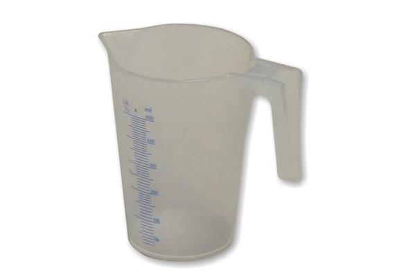 Kunststoff Flüssigkeitsmessbecher MB-PP 50 - 0,5 l - VPE 24 Stk.