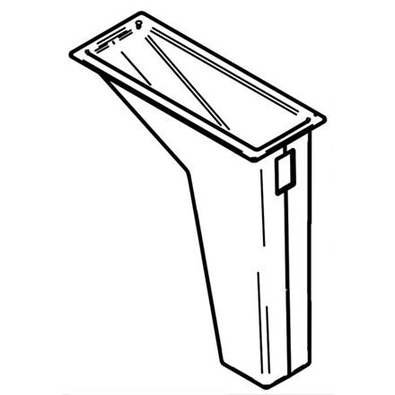 Kunststoff-Pistolenhalterung für PIUSI SUZZARABLUE