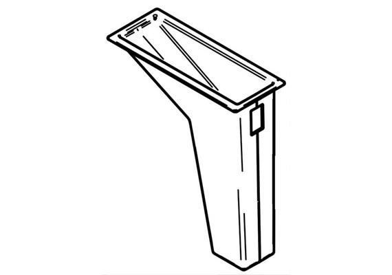 Kunststoff-Pistolenhalterung für PIUSI SUZZARABLUE