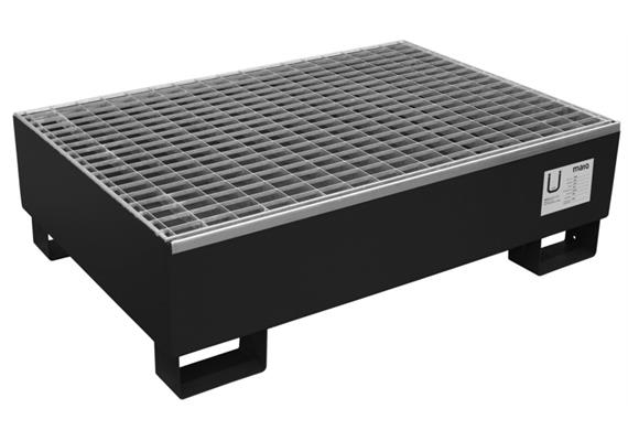 Lackierte Ölauffangwanne 2 x 200 l Ölfässer