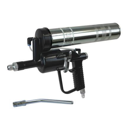 Lube-Shuttle Einhand-Druckluft-Fettpresse DF-LS - R1/8", mit Düsenrohr E4024