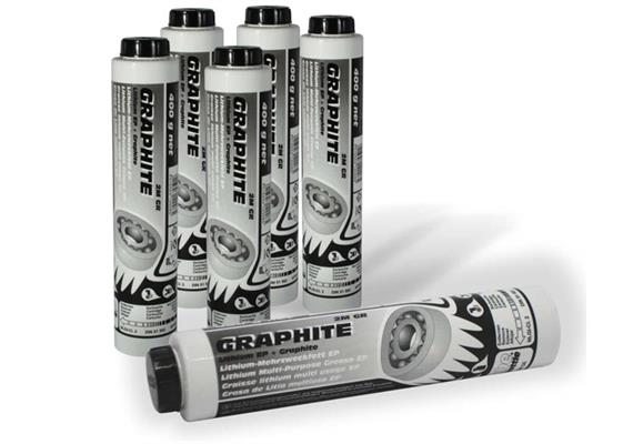 Lube-Shuttle Kartuschen GRAPHITE EP-2M GR - VPE 24 Stk.