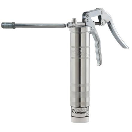 Lube-Shuttle TG Einhandfettpresse MATO - 1/8", Düsenrohr und 4-Backen-Hydraulikmundstück