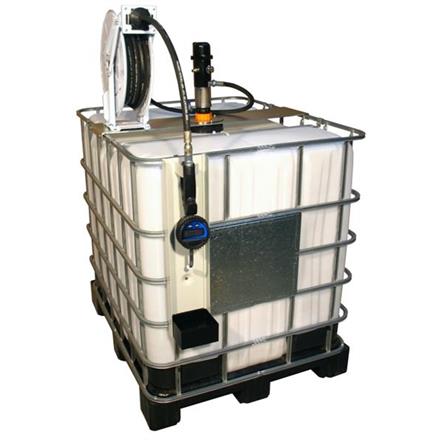 Lube-Station AF-IBC-1000-R für Frostschutz mit 10 m Schlauchaufroller DN12