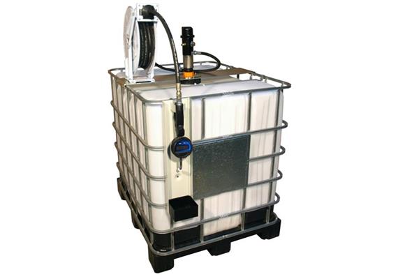 Lube-Station AF-IBC-1000-R nur Frostschutzkonzentratt mit Schlauchaufroller