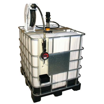 Lube-Station IBC-1000-R Schlauchaufroller 10 m und DIGIMET E35
