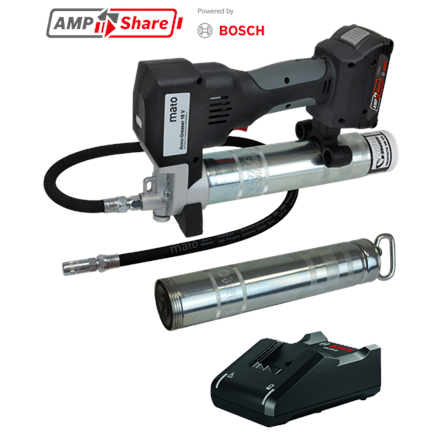 MATO AccuGreaser 18V Premium S-LS mit 2.0Ah Akku und Ladegerät AMPShare by BOSCH