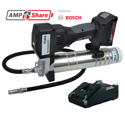 MATO AccuGreaser 18V Premium-SP mit 2.0Ah Akku und Ladegerät AMPShare