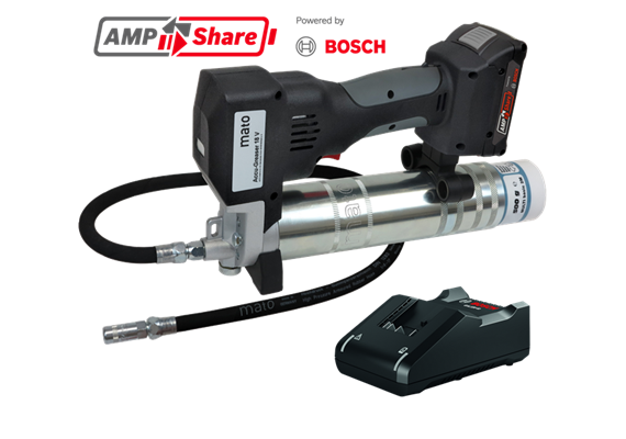 MATO AccuGreaser 18V Premium-SP mit 2.0Ah Akku und Ladegerät AMPShare