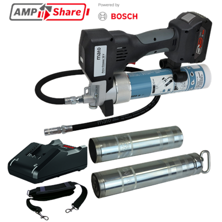 MATO AccuGreaser 18V Professional-S-LSP 4.0Ah Akku und Ladegerät AMPShare by BOSCH