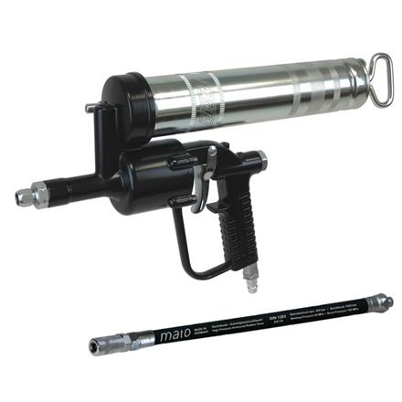MATO Einhand-Druckluft-Ölpresse DFO501 - 1/8", mit Schlauch RH30-C