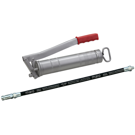 MATO Ganzstahl-Fettpresse E500 - 1/8", mit Schlauch RH50-C