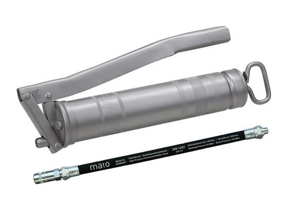 MATO Ganzstahl-Fettpresse E503 - 1/8", mit Schlauch RH30-C