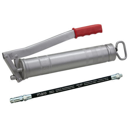 MATO Ganzstahl-Fettpresse E600 - 1/8", mit Schlauch RH30-C
