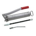 MATO Ganzstahl Hebelfettpresse E500 - 1/8", mit Schlauch RH30-C und Düsenrohr E4024