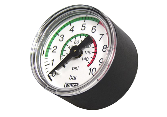 Mesto Manometer für HD-Sprühgeräte 6 bar und Abstellventil