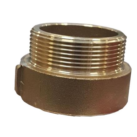 Muffe Messing 1½" IG x 1½" AG
