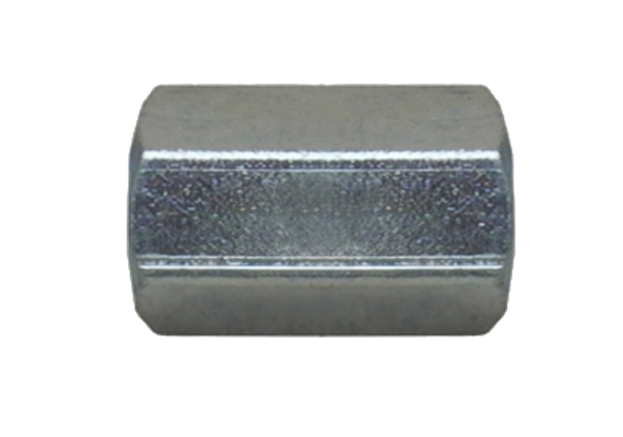 Muffe Stahl verzinkt M10x1, Länge 13 mm, SW14