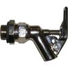 Öl Sicherheits Fasshahn Messing vernickelt 3/4" AG - selbstschliessend